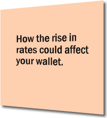 How the rise in rates could affect your wallet.